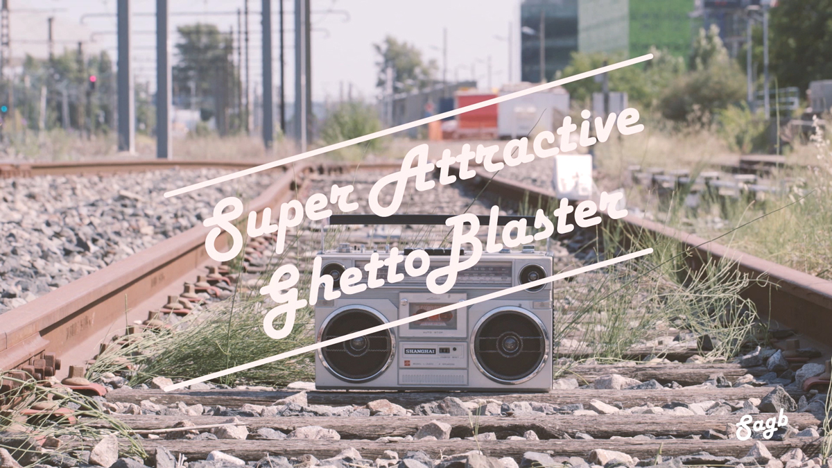 Super Attractive Ghetto Blaster